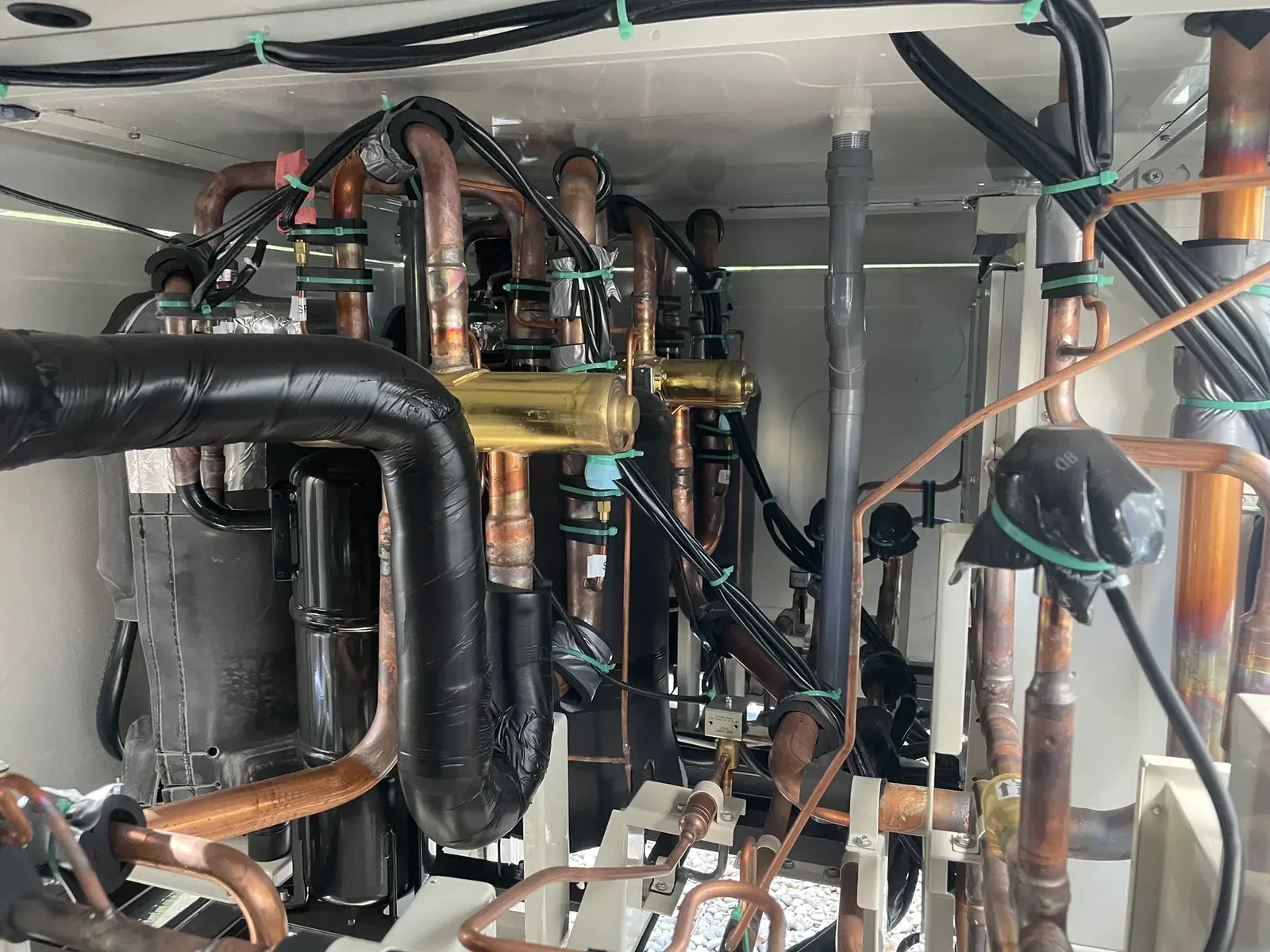 Installation thermique au château La Barbière